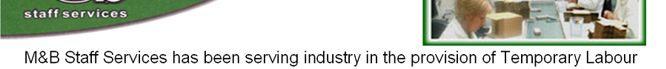 M & B Staff Services